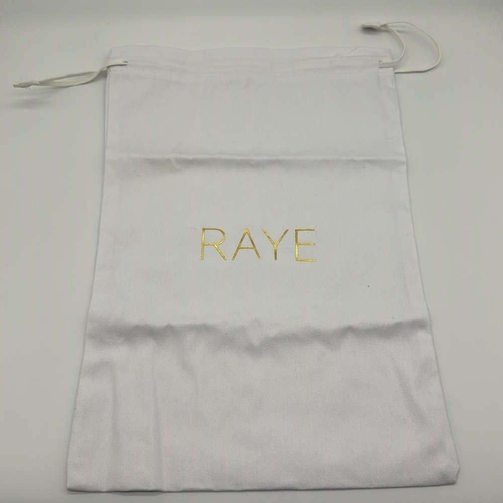 Raye White Drawstring Dust Bag